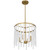 Quoizel Apelle Four Light Pendant in Aged Brass - APE2816AB