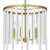 Quoizel Apelle Four Light Pendant in Aged Brass - APE2816AB