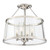 Quoizel Barlow Four Light Semi-Flush Mount in Polished Nickel - BAW1716PK