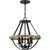 Quoizel Bartlett Four Light Pendant in Earth Black - BRL2816EK