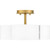 Quoizel Balsam Four Light Semi-Flush Mount in Matte White - BSM1714W