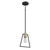 Quoizel Brockton One Light Mini Pendant in Grey Ash - BRT1507GK