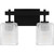 Quoizel Brenthouse Two Light Bath in Matte Black - BTH8613MBK