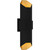 Quoizel Chasm LED Outdoor Wall Mount in Matte Black Gold - CHS8407MBKG