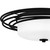 Quoizel Calliope Two Light Flush Mount in Matte Black - CPE1620MBK
