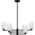 Quoizel Cunningham Six Light Chandelier in Matte Black - CUN5026MBK Quoizel Cunningham Six Light Chandelier in Matte Black - CUN5026MBK