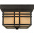 Quoizel Hillcrest Two Light Outdoor Flush Mount in Imperial Bronze - HC1612IB