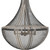 Quoizel Hallie Four Light Pendant in Distressed Grey Wood - HLE2822DGW