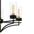 Quoizel Hillside Five Light Chandelier in Matte Black - HLS5026MBK