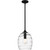 Quoizel Lucy One Light Pendant in Matte Black - LCY1810MBK