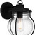Quoizel Luther One Light Outdoor Wall Mount in Earth Black - LHR8407EK