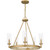 Quoizel Kelleher Five Light Chandelier in Nouveau Painted Weathered Brass - KEL5025NWS