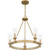 Quoizel Kelleher Five Light Chandelier in Nouveau Painted Weathered Brass - KEL5025NWS