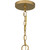 Quoizel Kelleher Five Light Chandelier in Nouveau Painted Weathered Brass - KEL5025NWS