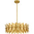Quoizel Liza Four Light Pendant in Gold Leaf - LIZ2820GFL