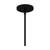 Quoizel Leona Three Light Pendant in Matte Black - LOA2818MBK