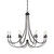 Quoizel Mirren Eight Light Chandelier in Imperial Bronze - MRN5008IB Quoizel Mirren Eight Light Chandelier in Imperial Bronze - MRN5008IB