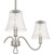 Quoizel McKinney Three Light Semi-Flush Mount in Brushed Nickel - MCK1722BN