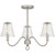 Quoizel McKinney Three Light Semi-Flush Mount in Brushed Nickel - MCK1722BN