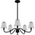 Quoizel McKinney Five Light Chandelier in Matte Black - MCK5030MBK