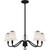 Quoizel McKinney Five Light Chandelier in Matte Black - MCK5030MBK