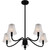 Quoizel McKinney Five Light Chandelier in Matte Black - MCK5030MBK
