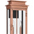 Quoizel Noelle Two Light Outdoor Wall Mount in Aged Copper - NOE8409AC