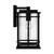 Quoizel McAlister One Light Outdoor Wall Mount in Earth Black - MCL8408EK