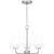 Quoizel Nielson Three Light Pendant in Brushed Nickel - NIE2817BN