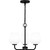 Quoizel Nielson Three Light Pendant in Matte Black - NIE2817MBK