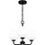 Quoizel Nielson Three Light Pendant in Matte Black - NIE2817MBK