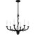 Quoizel Oakley Six Light Chandelier in Earth Black - OAK5025EK