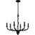Quoizel Oakley Six Light Chandelier in Earth Black - OAK5025EK