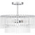 Quoizel Tayshia Three Light Semi Flush Mount in Polished Chrome - PCTAY1718C