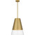 Quoizel Peregrine One Light Pendant in Brushed Gold - PRG1514BRG