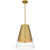 Quoizel Peregrine One Light Pendant in Brushed Gold - PRG1514BRG