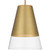 Quoizel Peregrine One Light Pendant in Brushed Gold - PRG1514BRG