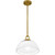 Quoizel Quoizel Pendant One Light Pendant in Brushed Gold - QP6217BRG