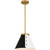 Quoizel Quoizel Pendant One Light Pendant in Brushed Weathered Brass - QP6224BWS