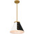 Quoizel Quoizel Pendant One Light Pendant in Brushed Weathered Brass - QP6224BWS