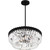 Quoizel Quoizel Pendant Four Light Pendant in Matte Black - QP6742MBK
