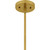 Quoizel Quoizel Pendant One Light Mini Pendant in Brushed Gold - QP6750BRG