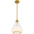 Quoizel Quoizel Pendant One Light Mini Pendant in Brushed Gold - QP6750BRG