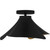 Quoizel Quoizel Semi-Flush Mount One Light Semi Flush Mount in Matte Black - QSF6747MBK