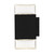 Quoizel Saxton LED Outdoor Wall Lantern in Matte Black - SAX8305MBK