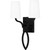 Quoizel Quoizel Wood Two Light Wall Sconce in Matte Black - QW16130MBK