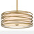 Quoizel Spiral Three Light Pendant in Light Gold - SPL2820LG