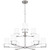 Quoizel Seymour Nine Light Chandelier in Brushed Nickel - SEY5032BN