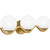 Quoizel Spherical Three Light Bath in Aged Brass - SRI8623AB