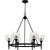 Quoizel Shea Six Light Chandelier in Matte Black - SHA5032MBK